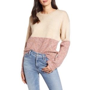 Cupcakes and Cashmere Caramel Colorblock Sweater